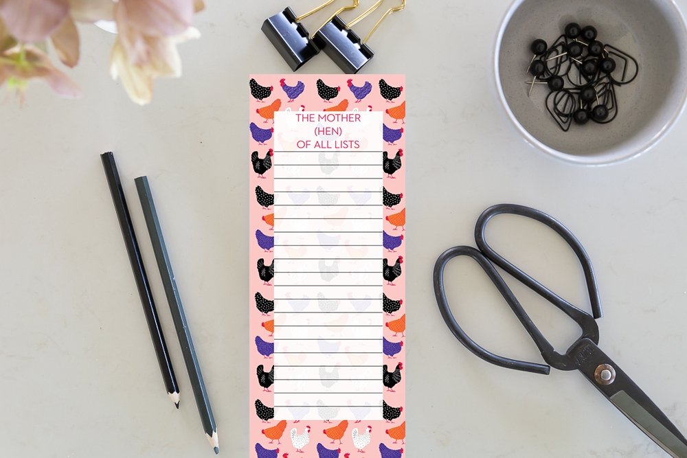 Jotter - The Mother (Hen) Of All Lists | All Gifts Australia | Stationary | Thirty 16 Williamstown