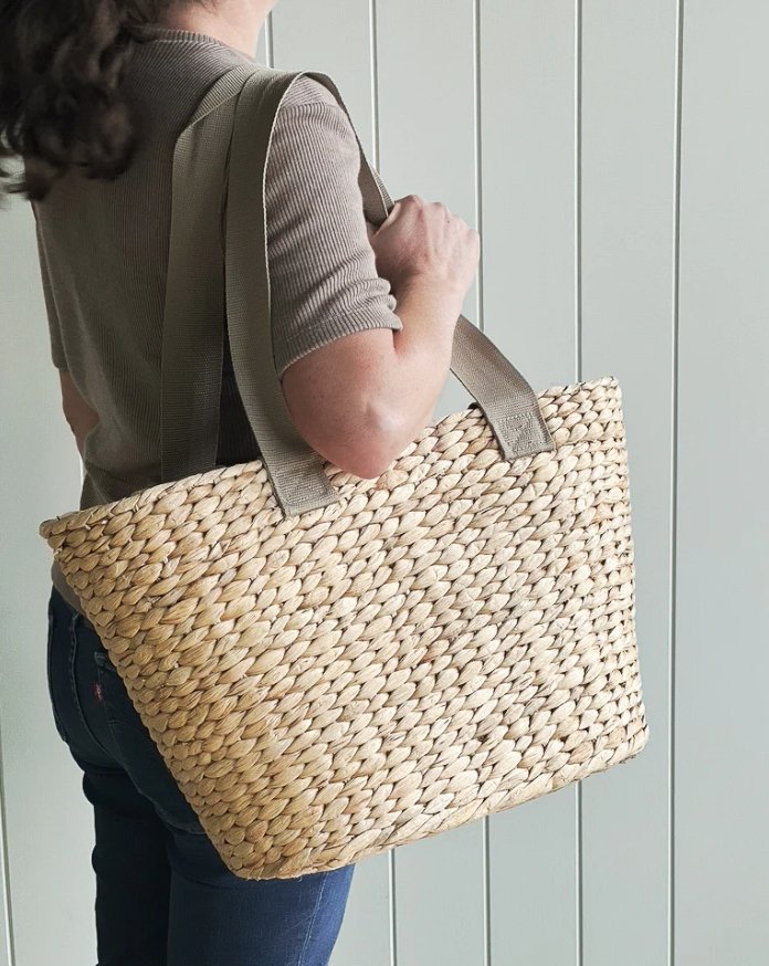 Jumbo Tote Basket with Canvas Handles | Robert Gordon | Picnic Accessories | Thirty 16 Williamstown