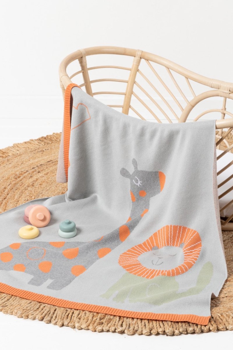 Jungle Buddies Baby Blanket | Indus | Bedding, Blankets &amp; Swaddles | Thirty 16 Williamstown