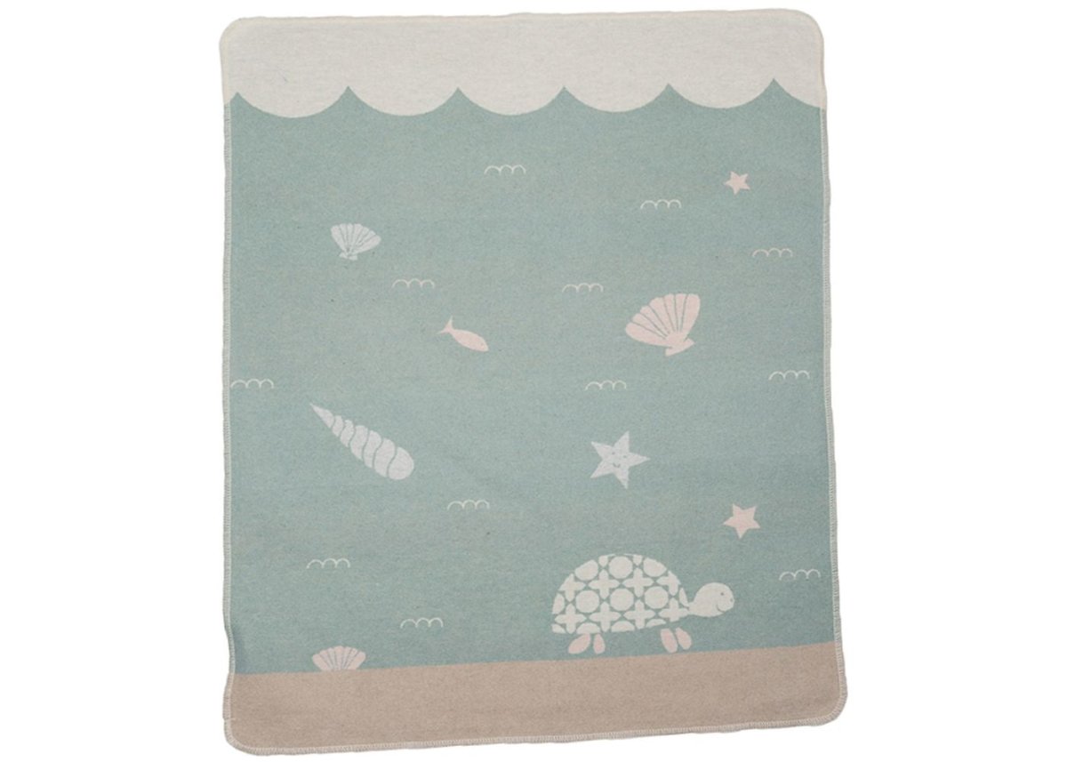 Juwel Baby Bassinet Blanket Turtle - Light Green | David Fussenegger | Bedding, Blankets &amp; Swaddles | Thirty 16 Williamstown
