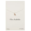 Kangaroo Necklace - Silver &amp; Rose Gold | Petals | Jewellery | Thirty 16 Williamstown