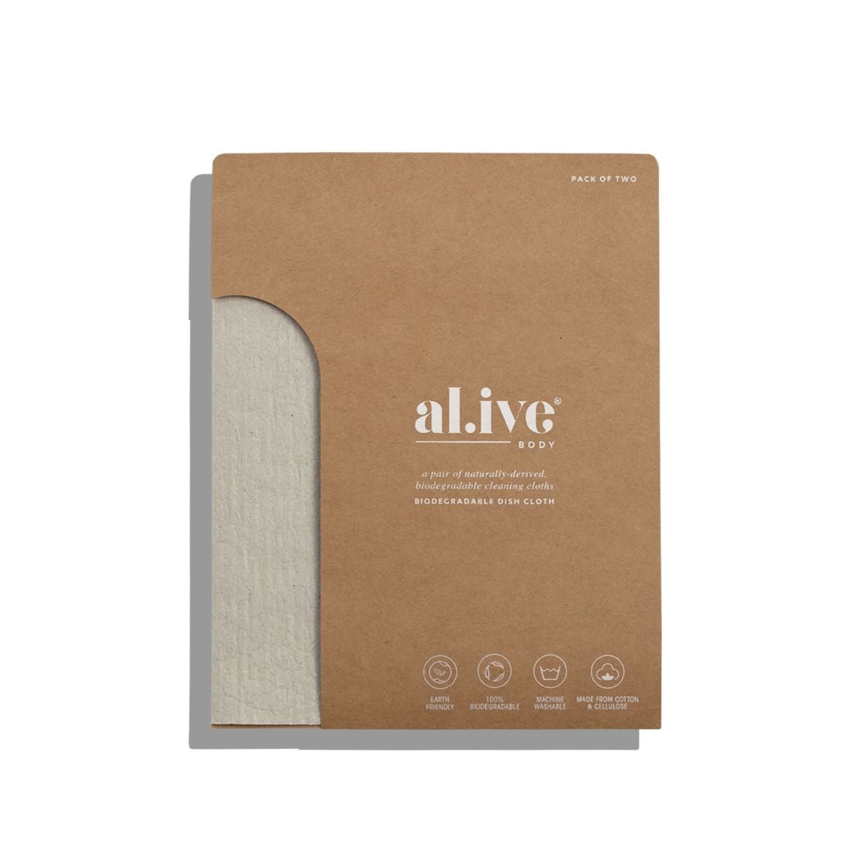 Kitchen Biodegradable Dish Cloth | Al.ive Body | Kitchen Accessories | Thirty 16 Williamstown