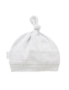 Knot Hat - Pale Grey | Purebaby | Baby &amp; Toddler Hats &amp; Beanies | Thirty 16 Williamstown