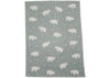 Lena Baby Blanket Rhinos Allover - Light Green | David Fussenegger | Bedding, Blankets &amp; Swaddles | Thirty 16 Williamstown