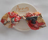 Liberty Print Bow Scrunchie - Pastille Coral | Annas of Australia | Hair Accessories | Thirty 16 Williamstown