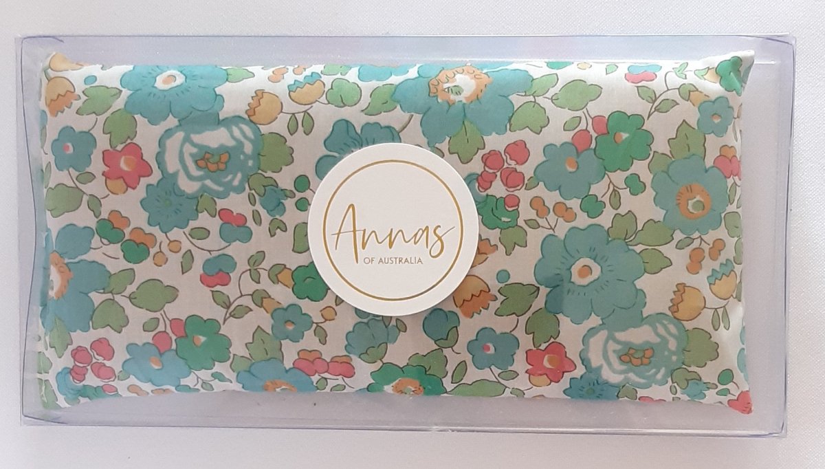 Liberty Print Eye Pillow - Pretty Greens | Annas of Australia | Eye Pillows | Thirty 16 Williamstown