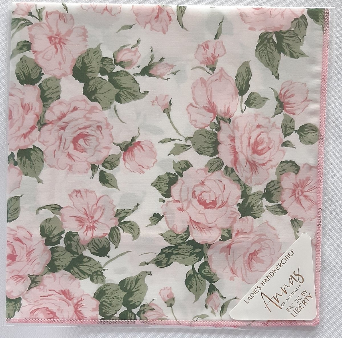 Liberty Print Hankie - Carline Rose Pink | Annas of Australia | Hankies | Thirty 16 Williamstown