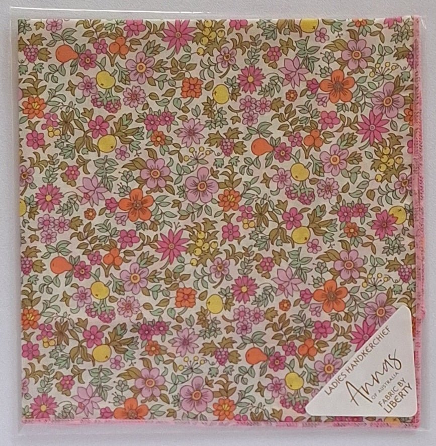 Liberty Print Hankie - Fruit Punch Tropical | Annas of Australia | Hankies | Thirty 16 Williamstown