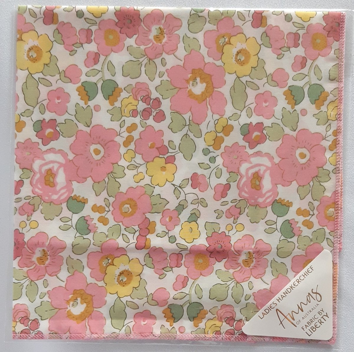 Liberty Print Hankie - Pretty Soft Pinks | Annas of Australia | Hankies | Thirty 16 Williamstown