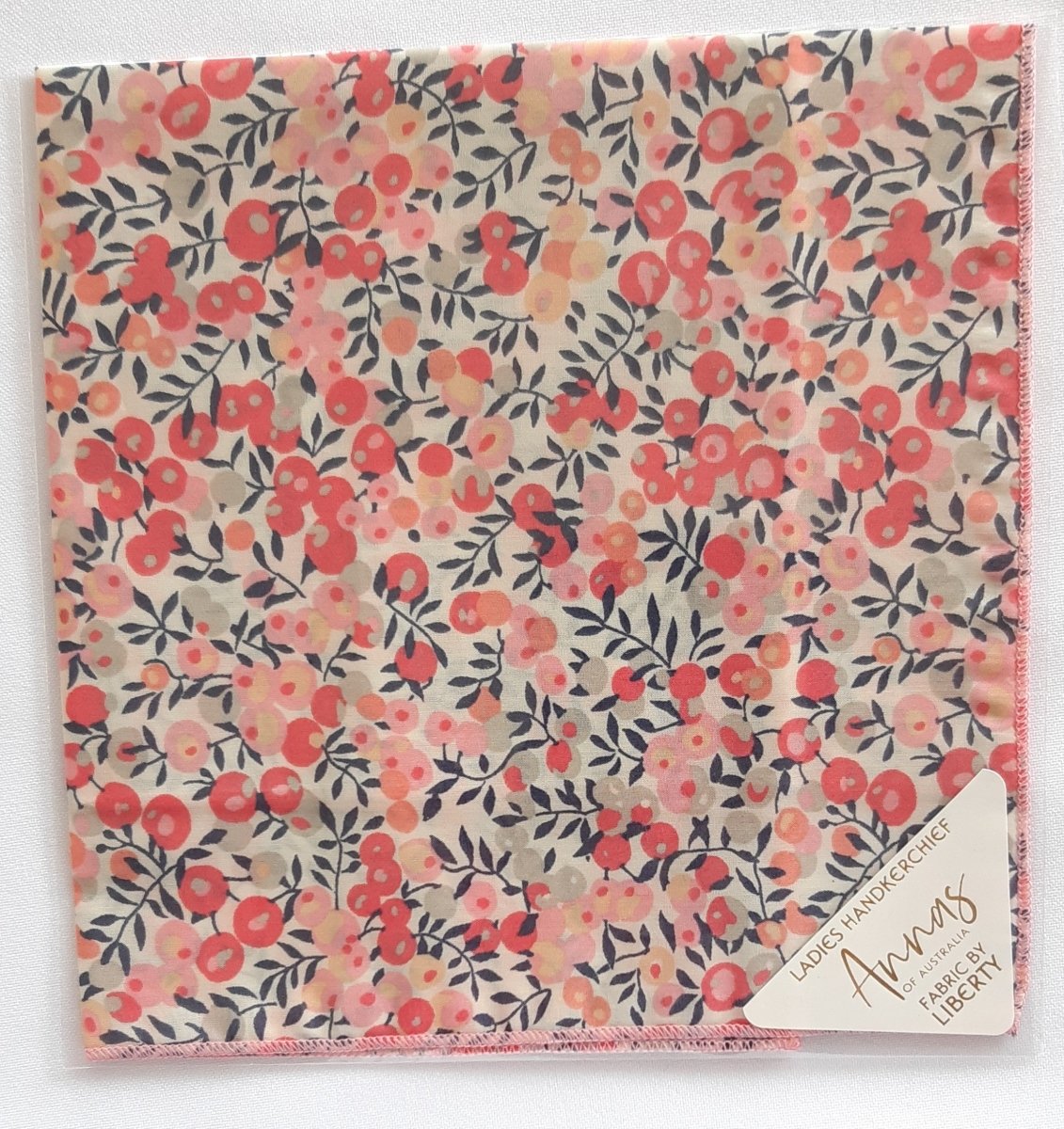 Liberty Print Hankie - Wiltshire Pink | Annas of Australia | Hankies | Thirty 16 Williamstown