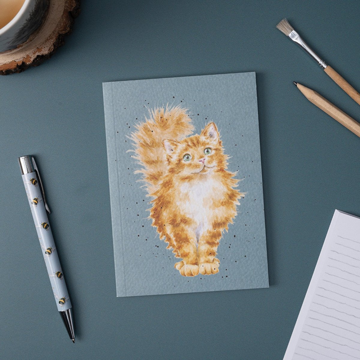 Lined A6 Notebook - Cat | Wrendale Designs | Stationery | Thirty 16 Williamstown