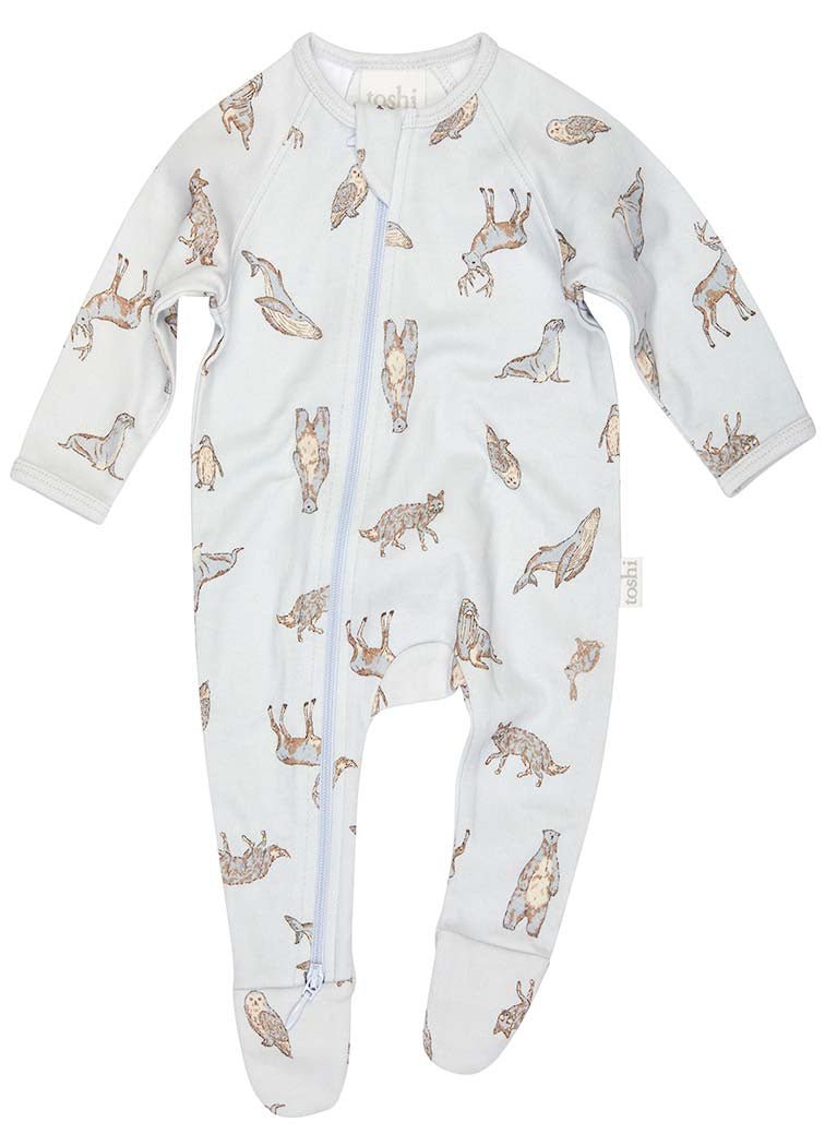 Long Sleeve Onesie - Arctic | Toshi | Baby &amp; Toddler Growsuits &amp; Rompers | Thirty 16 Williamstown