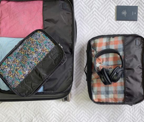 Luggage Organiser Medium - Black | Lapoche | Travel Accessories | Thirty 16 Williamstown