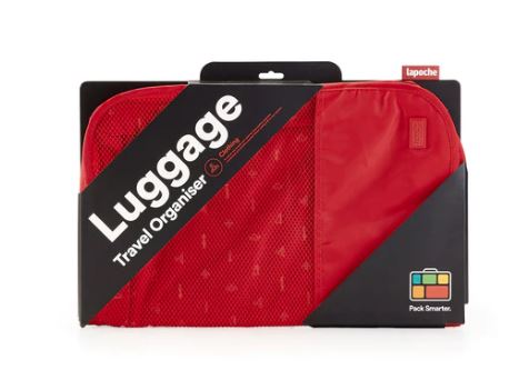 Luggage Organiser Small - Red | Lapoche | Travel Accessories | Thirty 16 Williamstown