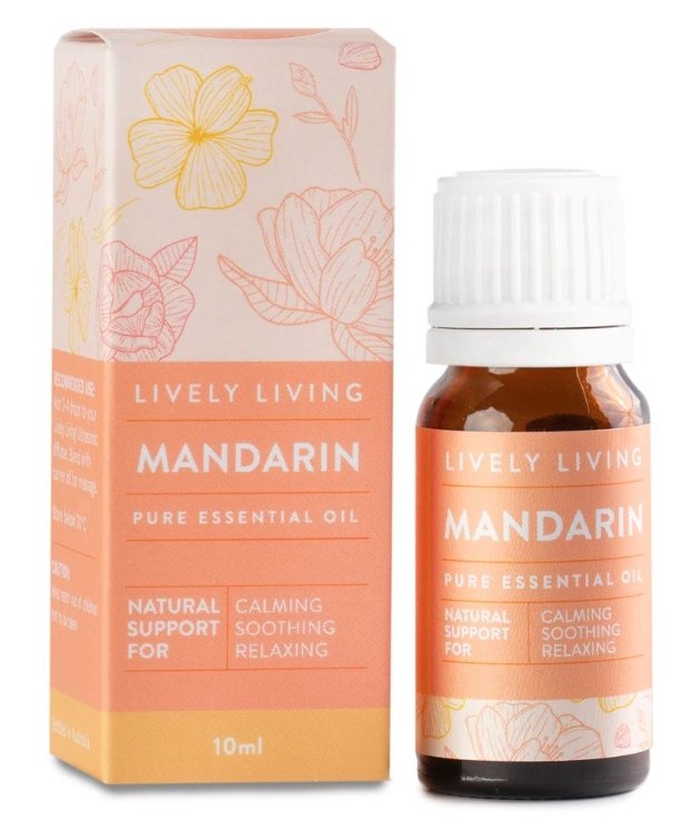 Mandarin Organic Oil 10ml | Lively Living | Vaporisers, Diffuser & Oils | Thirty 16 Williamstown