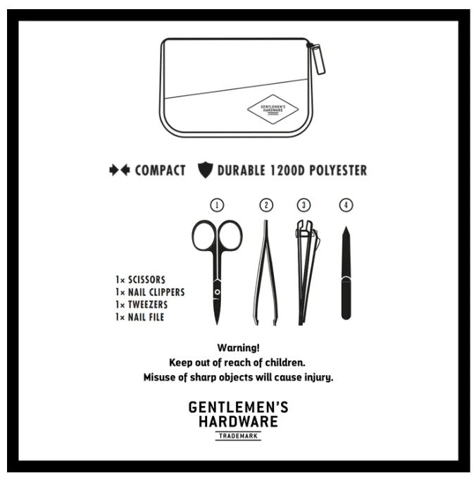 Manicure Set | Gentlemen's Hardware | Men's Accessories | Thirty 16 Williamstown