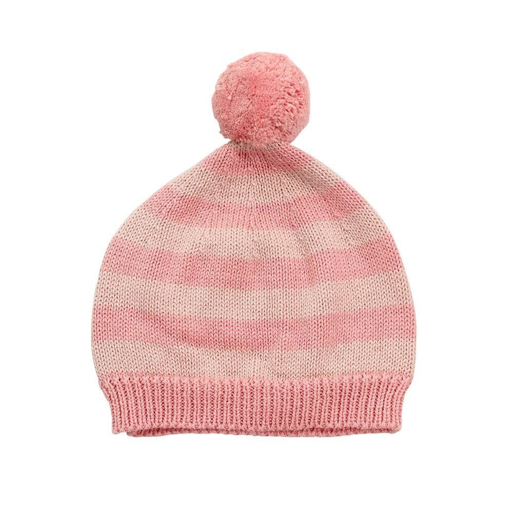 Mason Stripe Baby Hat - Pink | DLUX | Baby &amp; Toddler Hats &amp; Beanies | Thirty 16 Williamstown
