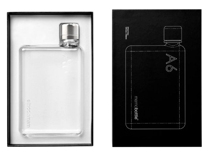 Memobottle - A6 Clear | Memobottle | Drink Bottles | Thirty 16 Williamstown