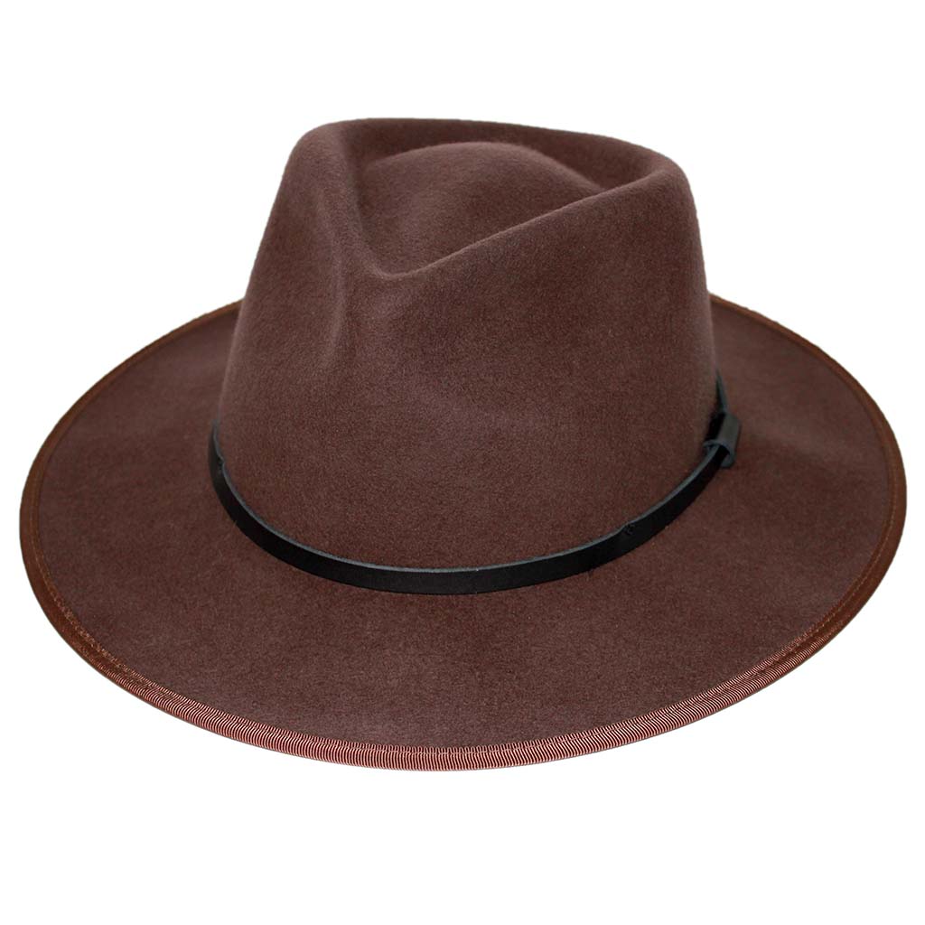 Meribel Fedora Wool Felt Hat - Chocolate | Before Dark | Winter Hats | Thirty 16 Williamstown