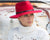 Meribel Fedora Wool Felt Hat - Red | Before Dark | Winter Hats | Thirty 16 Williamstown
