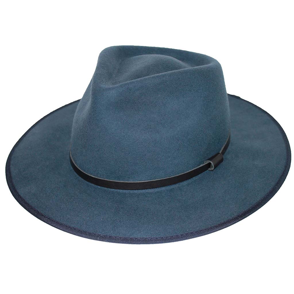 Meribel Fedora Wool Felt Hat - Teal | Before Dark | Winter Hats | Thirty 16 Williamstown