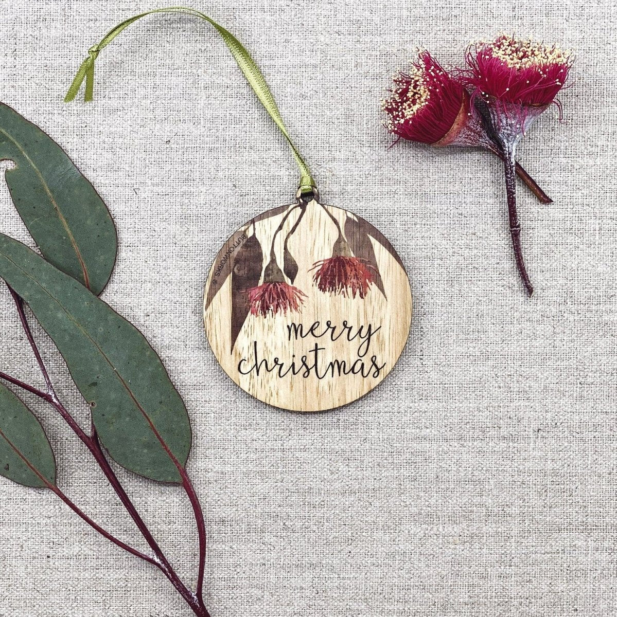 Merry Christmas Gum Decoration | Buttonworks Australia | Christmas Decorations | Thirty 16 Williamstown