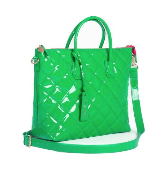 Milan Laptop Bag - Green | Liv & Milly | Women's Accessories | Thirty 16 Williamstown