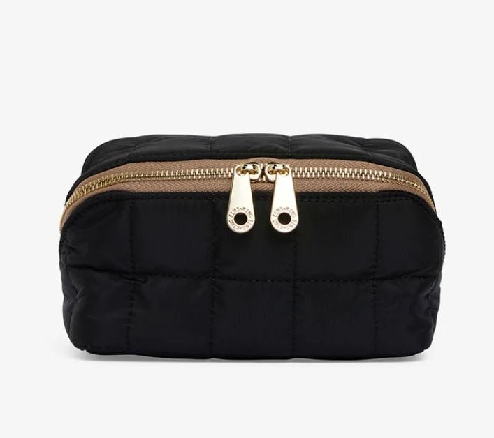Mini Washbag - Black/Oyster | Elms + King | Women&#39;s Accessories | Thirty 16 Williamstown