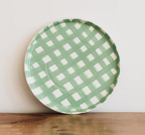 Mint Green Gingham - Platter | Noss | Serving Ware | Thirty 16 Williamstown