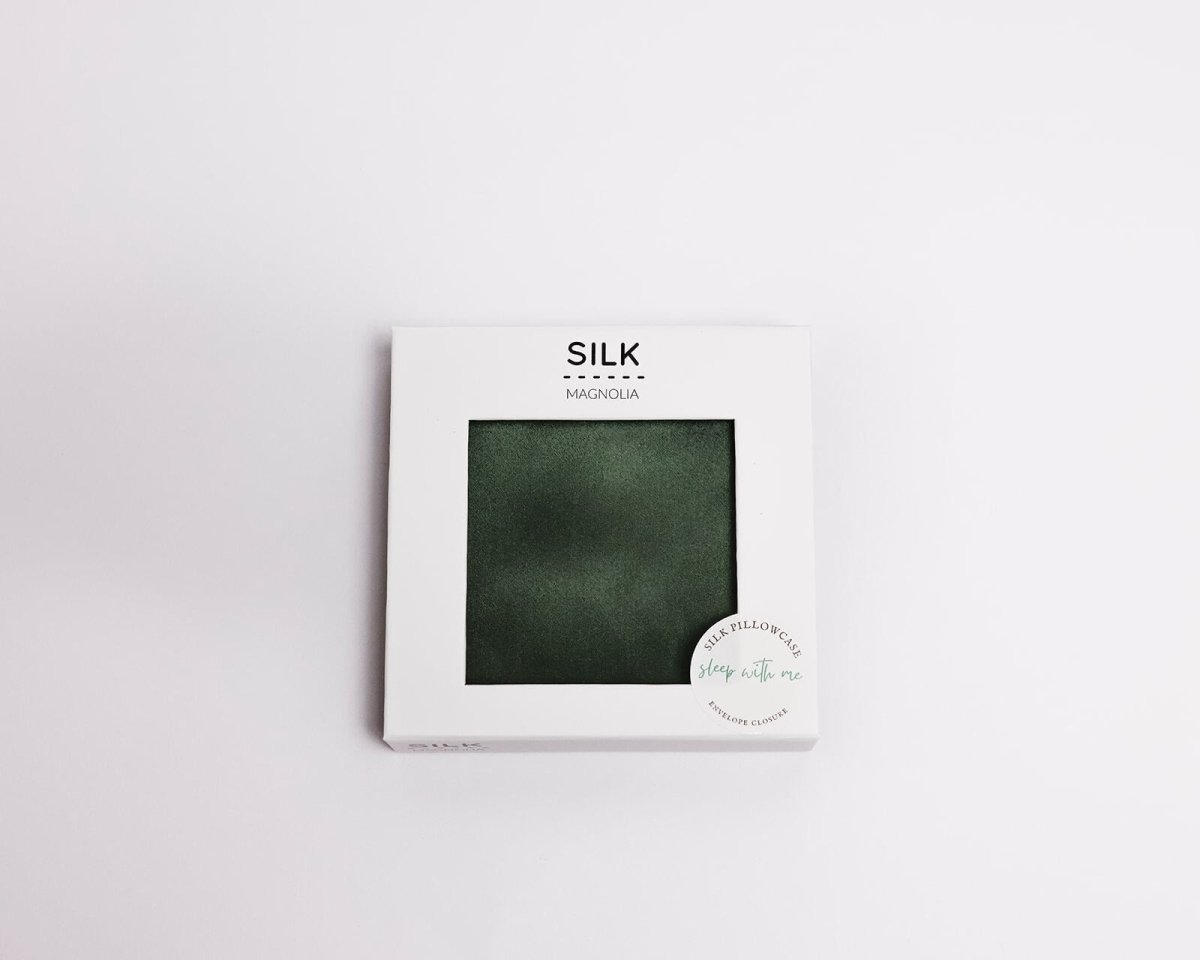 Mulberry Silk Pillowcase - Forest Greens | Silk Magnolia | Pillowcases | Thirty 16 Williamstown