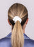 Mulberry Silk Scrunchie - Artic White | Silk Magnolia | Hair Accessories | Thirty 16 Williamstown