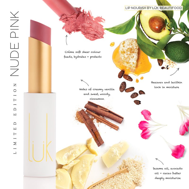 Natural Lip Nourish - Nude Pink | Luk | Beauty | Thirty 16 Williamstown