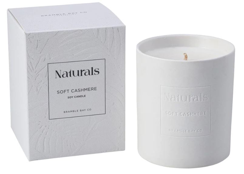Naturals Candle - Soft Cashmere | Bramble Bay | Home Fragrances | Thirty 16 Williamstown