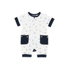 Navy Anchor Short Romper | Li&#39;l Zippers | Baby &amp; Toddler Growsuits &amp; Rompers | Thirty 16 Williamstown