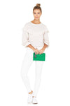 New York Coin Purse - Green | Elms + King | Women&#39;s Accessories | Thirty 16 Williamstown