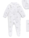 Newborn Hospital Pack - Pale Grey Tree | Purebaby | Baby &amp; Toddler Growsuits &amp; Rompers | Thirty 16 Williamstown