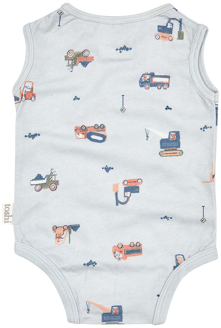 Onesie Singlet - Little Diggers | Toshi | Baby &amp; Toddler Onesies | Thirty 16 Williamstown