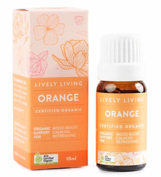 Orange Organic Oil 10ml | Lively Living | Vaporisers, Diffuser & Oils | Thirty 16 Williamstown