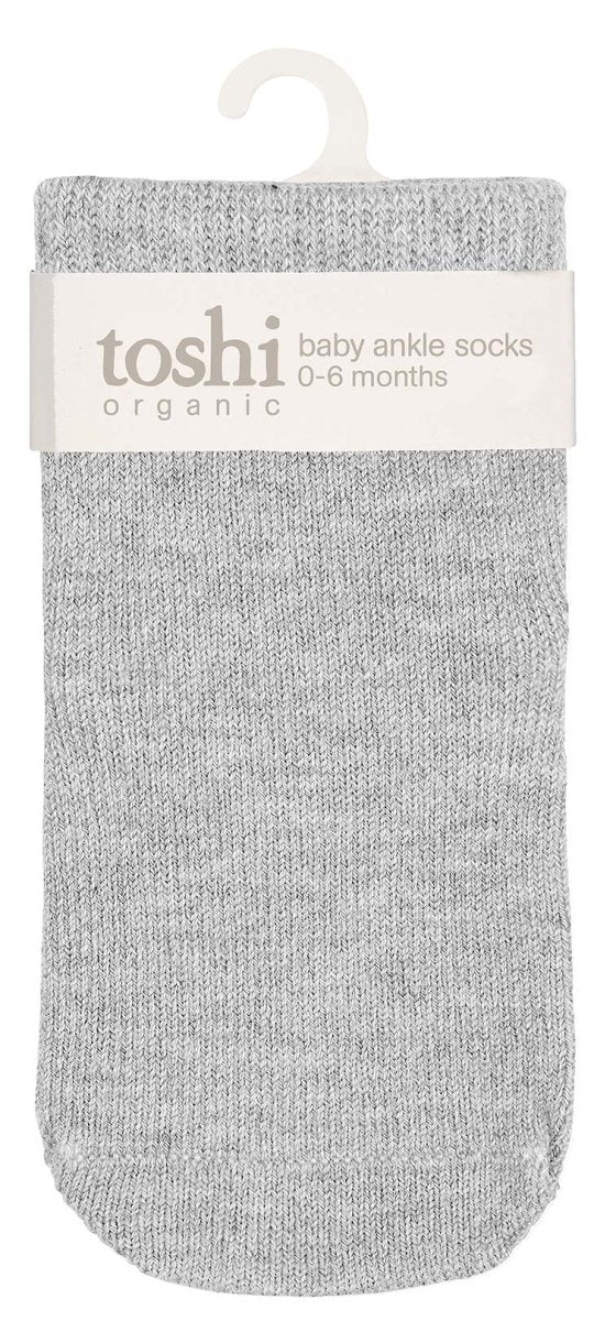 Organic Baby Socks Dreamtime - Ash | Toshi | Baby &amp; Toddler Socks &amp; Tights | Thirty 16 Williamstown