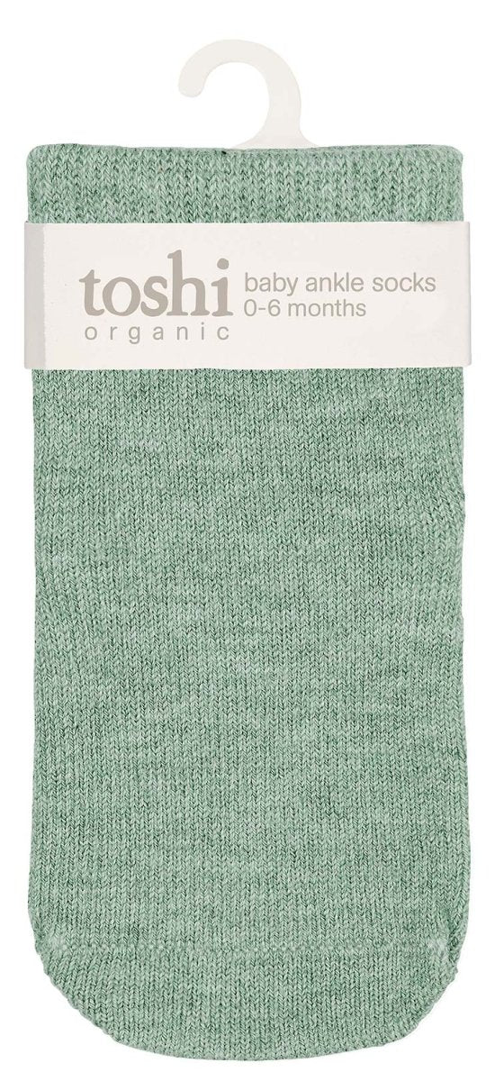 Organic Baby Socks Dreamtime - Jade | Toshi | Baby &amp; Toddler Socks &amp; Tights | Thirty 16 Williamstown