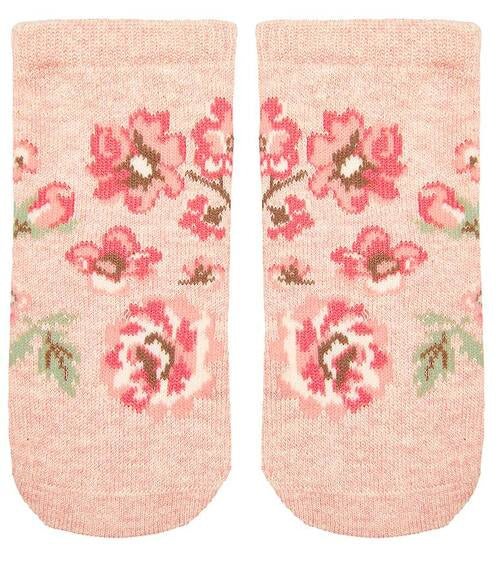 Organic Baby Socks - Jacquard Wild Rose | Toshi | Baby & Toddler Socks & Tights | Thirty 16 Williamstown