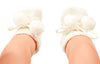 Organic Booties Marley - Cream 000 | Toshi | Pre Walkers, Booties &amp; Mittens | Thirty 16 Williamstown