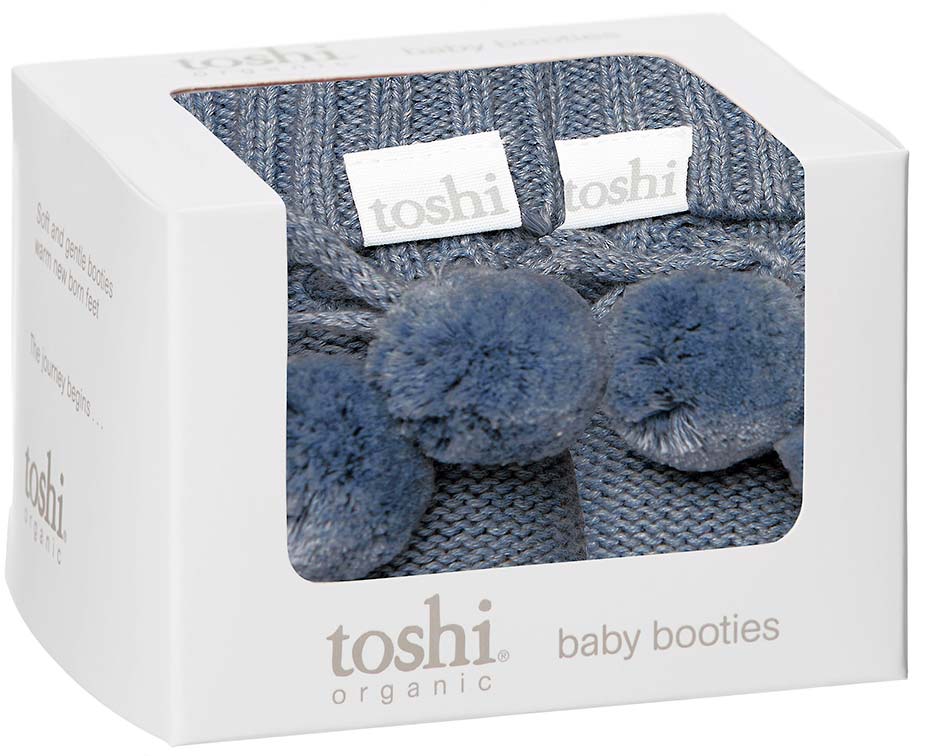 Organic Booties Marley - Moonlight 000 | Toshi | Pre Walkers, Booties &amp; Mittens | Thirty 16 Williamstown