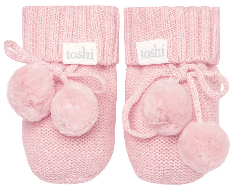 Organic Booties Marley - Pearl 000 | Toshi | Pre Walkers, Booties &amp; Mittens | Thirty 16 Williamstown