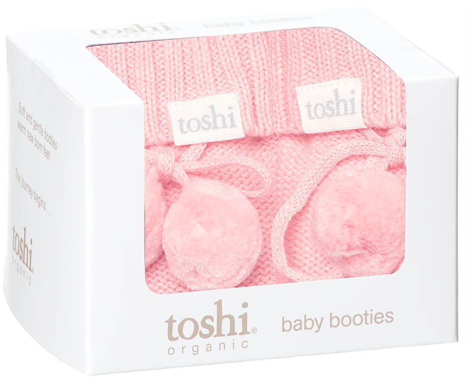 Organic Booties Marley - Pearl 000 | Toshi | Pre Walkers, Booties &amp; Mittens | Thirty 16 Williamstown
