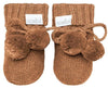 Organic Booties Marley - Walnut 000 | Toshi | Pre Walkers, Booties &amp; Mittens | Thirty 16 Williamstown