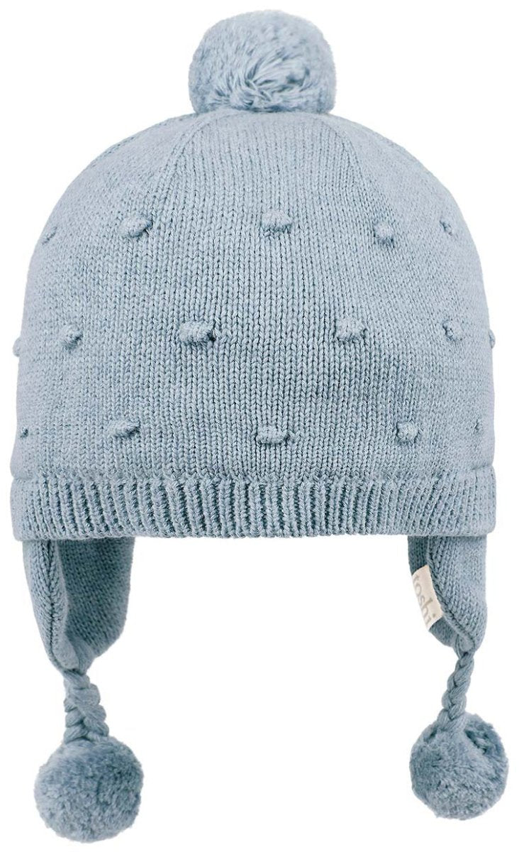 Organic Earmuff Fantasy - Storm | Toshi | Baby & Toddler Hats & Beanies | Thirty 16 Williamstown