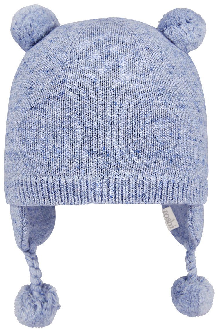 Organic Earmuff Snowy - Ocean | Toshi | Baby & Toddler Hats & Beanies | Thirty 16 Williamstown