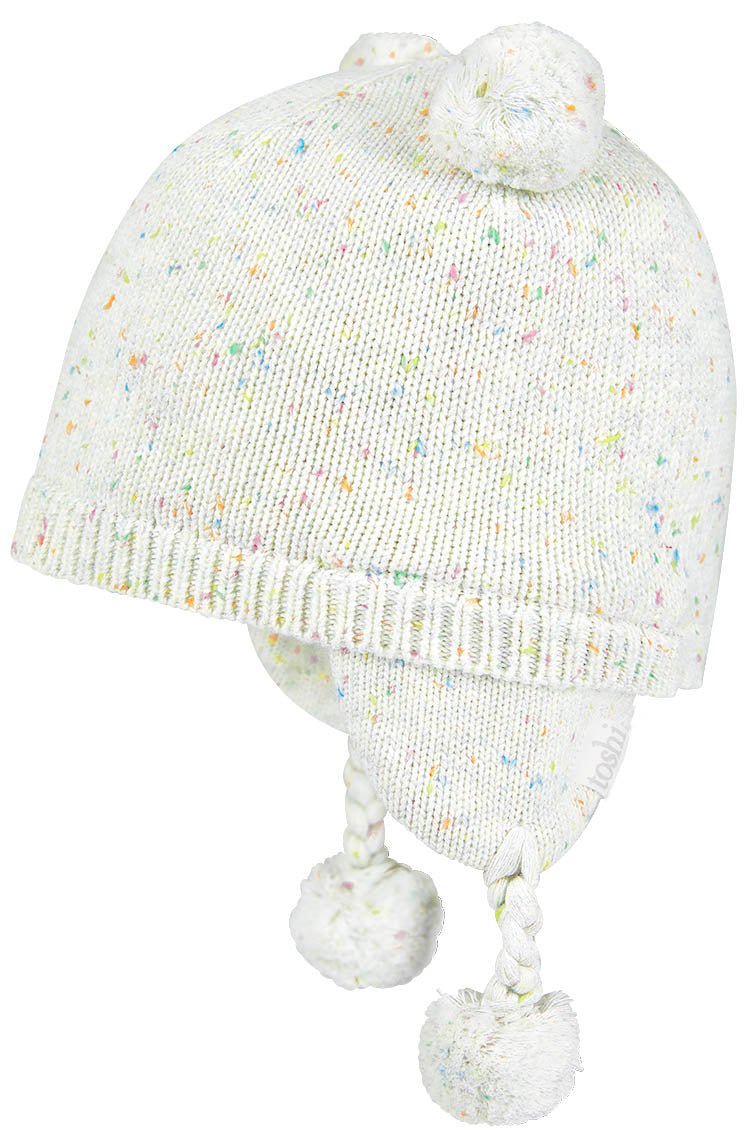 Organic Earmuff Snowy - Snowflake | Toshi | Baby &amp; Toddler Hats &amp; Beanies | Thirty 16 Williamstown