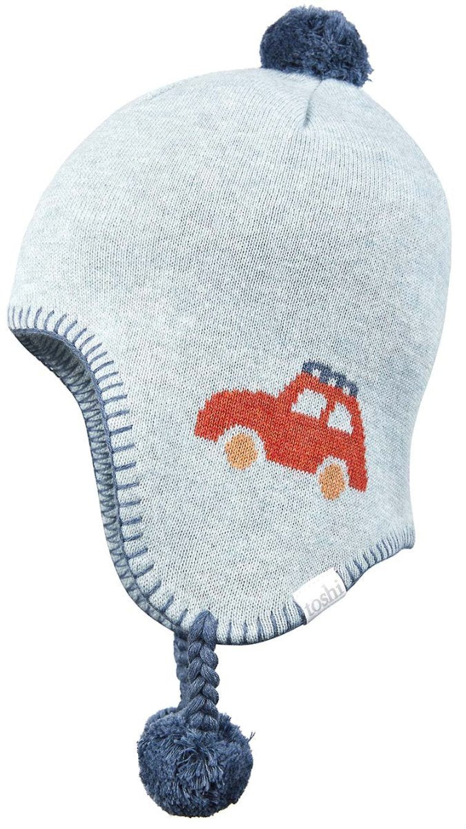 Organic Earmuff Storytime - Speedie | Toshi | Baby & Toddler Hats & Beanies | Thirty 16 Williamstown